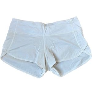 lululemon Run Times Short White Size 4
